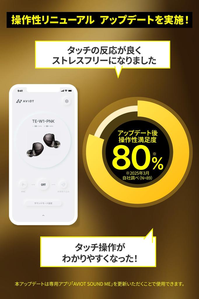 AVIOT Piaphone 8 Adaptive Hybrid Noise Cancelling Wireless Earbuds with 3D Spatial Dual Dynamic Coaxial 3D Metal Improved Touch Bluetooth Up to 50