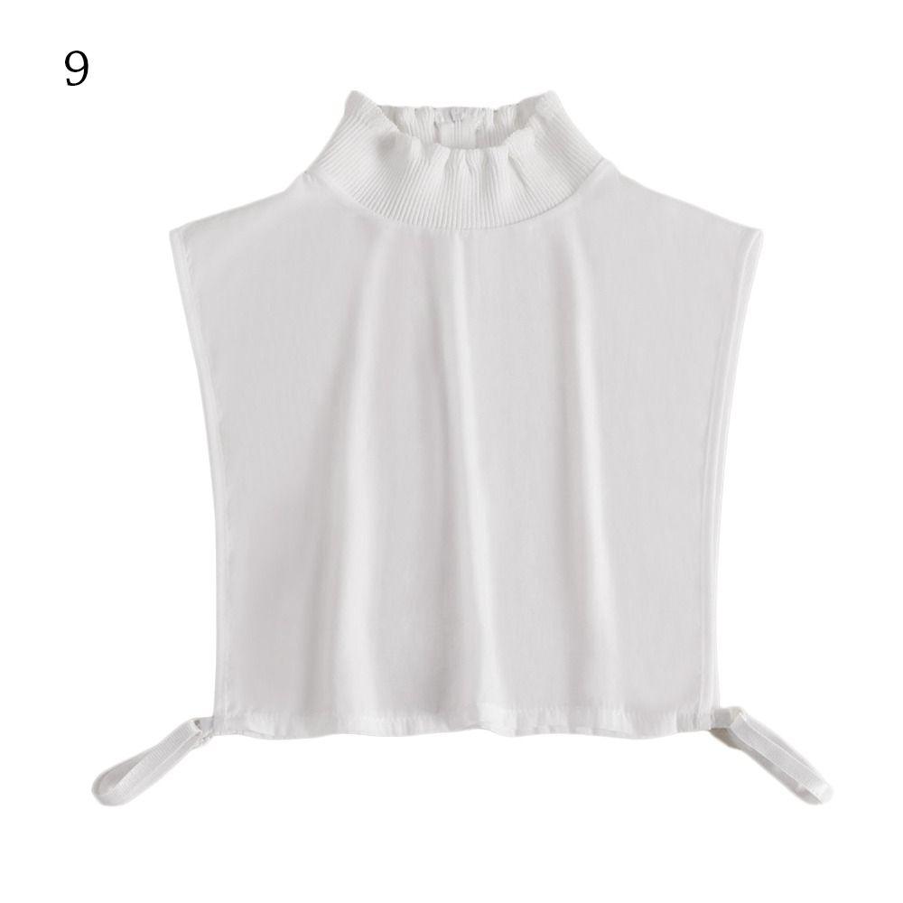 Women Detachable Chiffon Classic Blouse False Collar Lapel Clothes Accessories Shirt Fake Collar