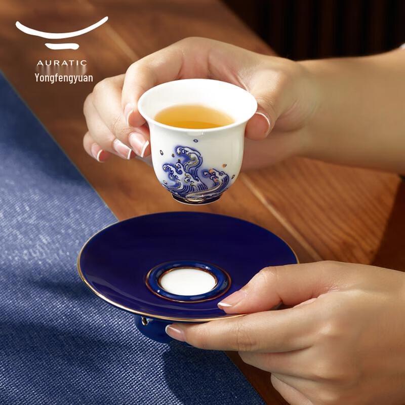 Yongfengyuan Mr. Porcelain 'Pearl of the Sea' 21-Piece Gongfu Tea Set