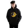 Looney Tunes Mens Daffy Duck Dotted Profile Hoodie