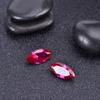 Kreativní kulatý korundový holub Krvavě červený korund umělý drahokam