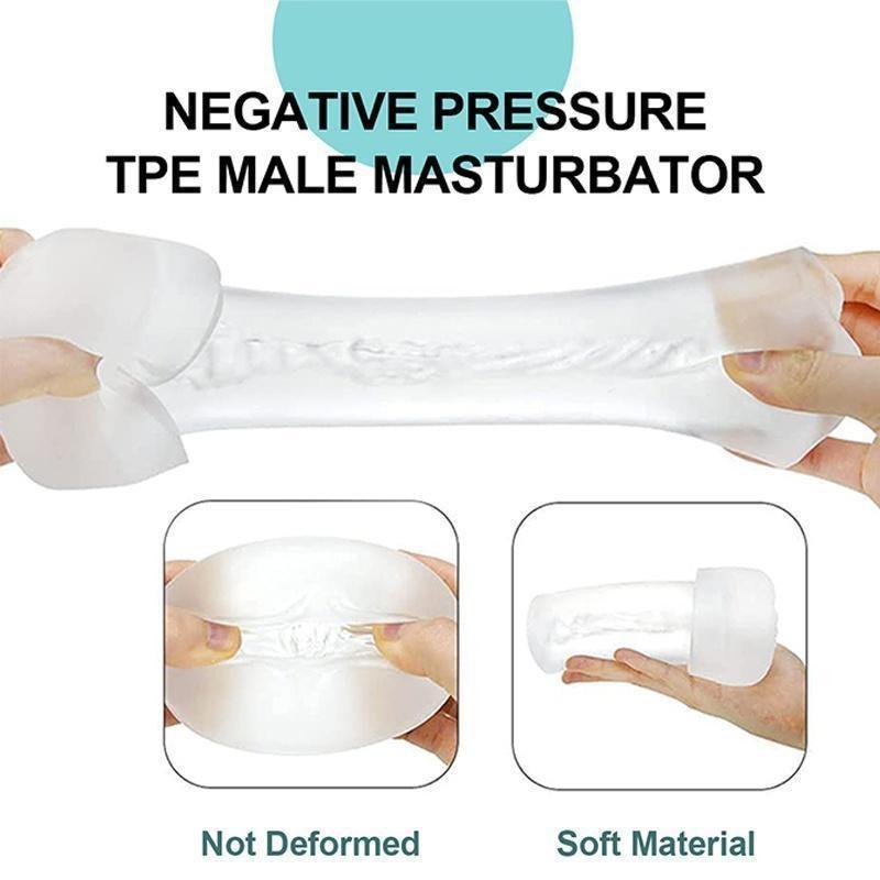QQs Male Vacuum Penis Pump Sucking Masturbator Male Penis Enlarge Extend Training Enlargement Masturbators Delayed Ejaculation Sex Toys for Men Bullet