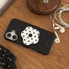 Simple Solid Color & Polka Dot Floral Magnetic Case for iPhone 17 Pro Max, 16, 15, 14 (Female)