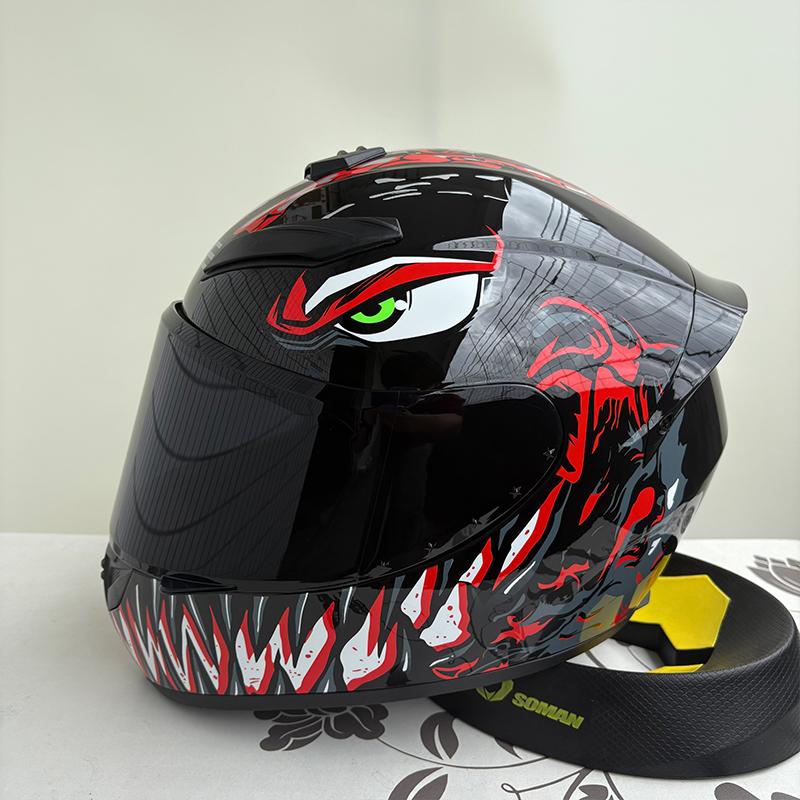 Full Face Motorcycle Helmets Latest Downhill Racing Motorbike Riding Casco Capacete De Moto DOT Approved For Men Women Kask