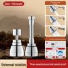 Universal Rotatable Shower Head with Splash-Proof Faucet Extension for Kitchen