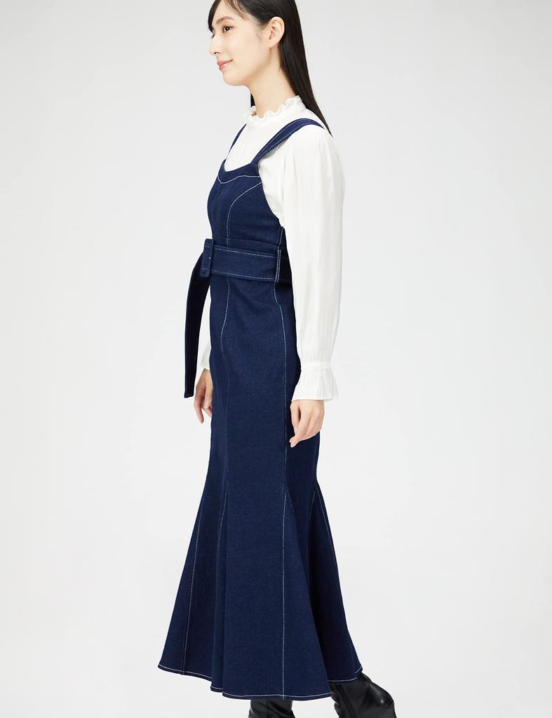 SNIDEL Women's Corset Mermaid Jumper Skirt SWFO224292 IND 1