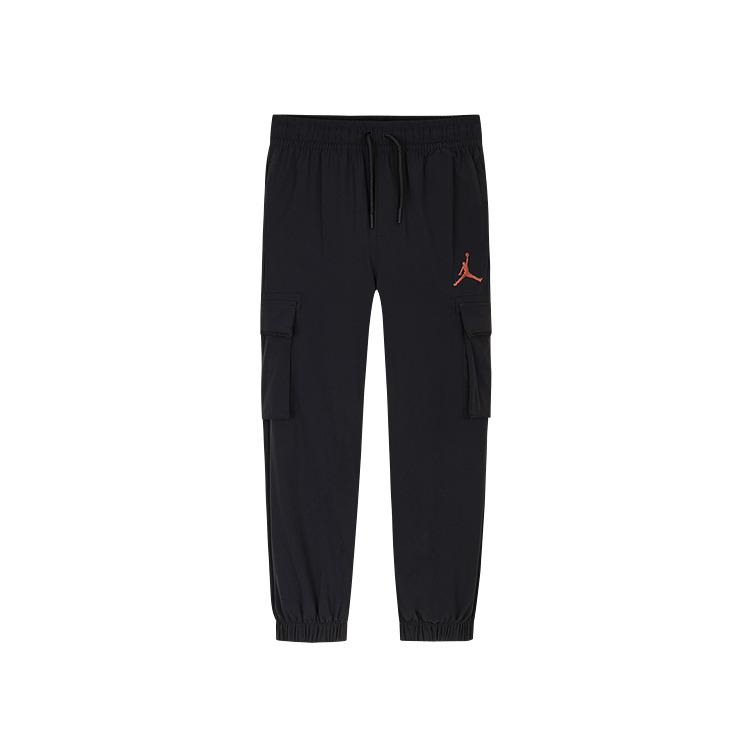Jordan Удобные Дышащие Легкие Повседневные Длинные Брюки Детские брюки Черные JD2412038 XS