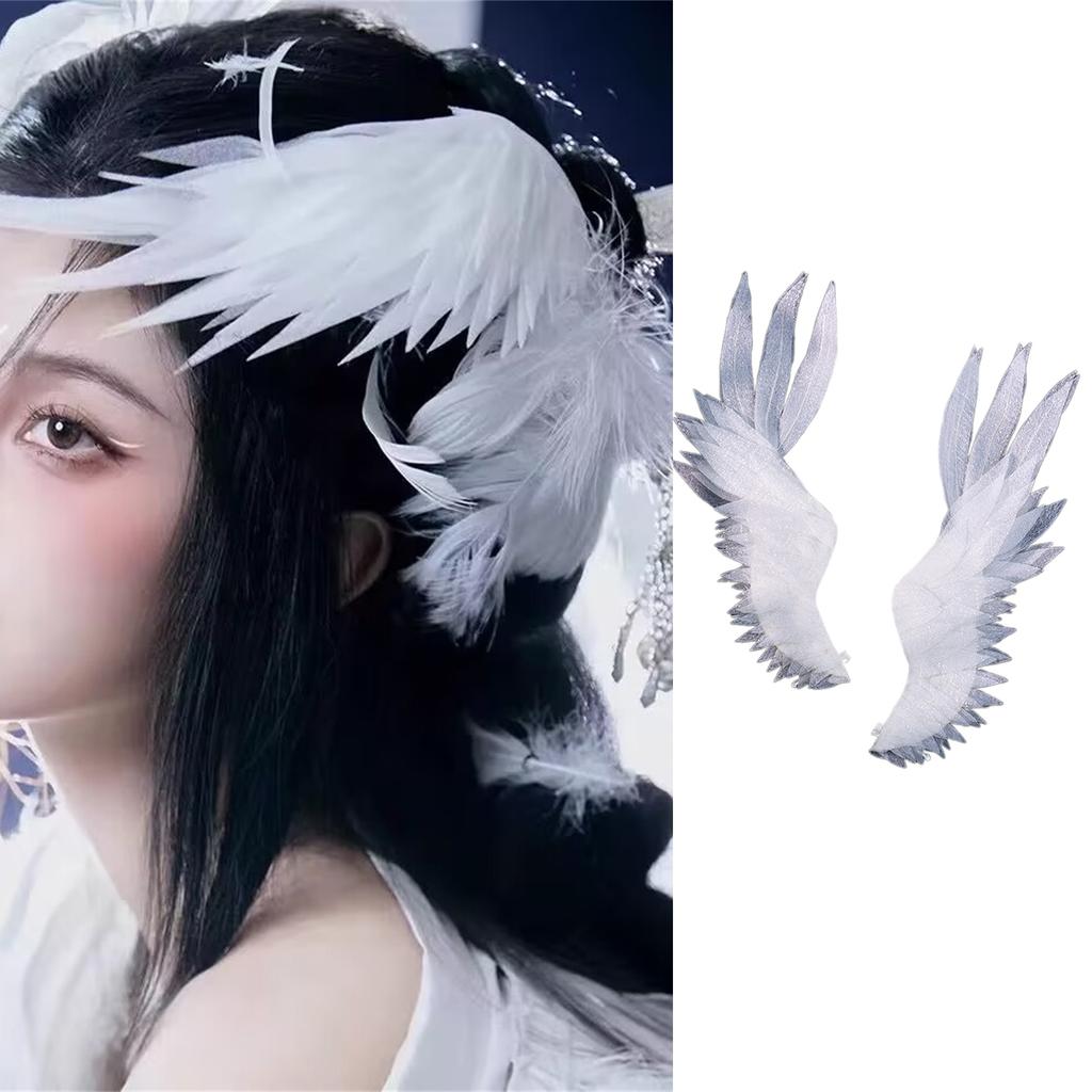 2lots Luxurious Party Hairpin Unisex Halloween Barrettes Playfulness Hair Clip for Daily Wear, Wedding, Or Special Event