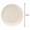 Iittala Porcelain Teema Plate Flat, White, 21cm