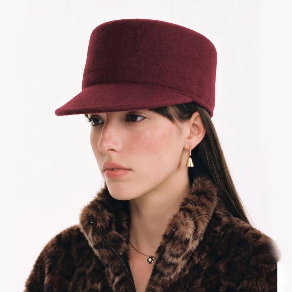 Elegant Wool Equestrian Hat Retro Wool Topper Hat Fashion Woolen Felt Hat Masquerade Party
