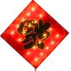 Chinese Year Decorative Lights Lunar Tassel Pendant Hanging Suction Cup with for