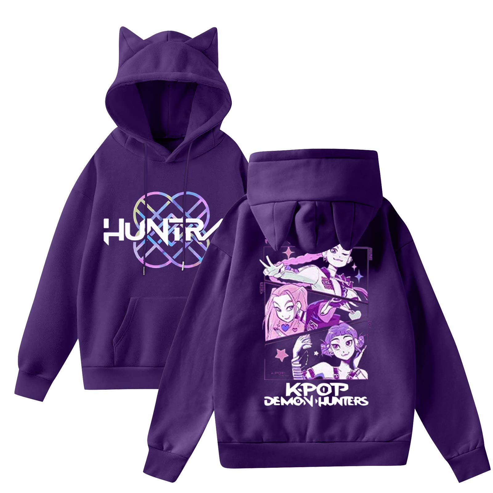 

Женская мода повседневная толстовка с капюшоном с длинным рукавом и круглым вырезом с карманами XL