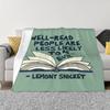 Desventuras em Série - Lemony Snicket Decoração de Casa Personalizada Uma Manta de Microfibra Ultra Macia