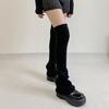 Womens Lolitas Knit Long Socks Leg Warmers Harajuku Japanese Lovely Boot Socks Warm Winter Ankle Heap Socks Gifts