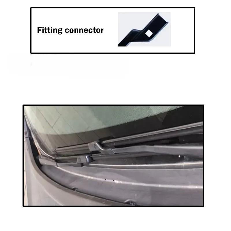 3Pcs Front & Rear Windshield Wiper Blades Set 28"+22"+16" Special Push Button Connector for European Compact MPV 2010-2017