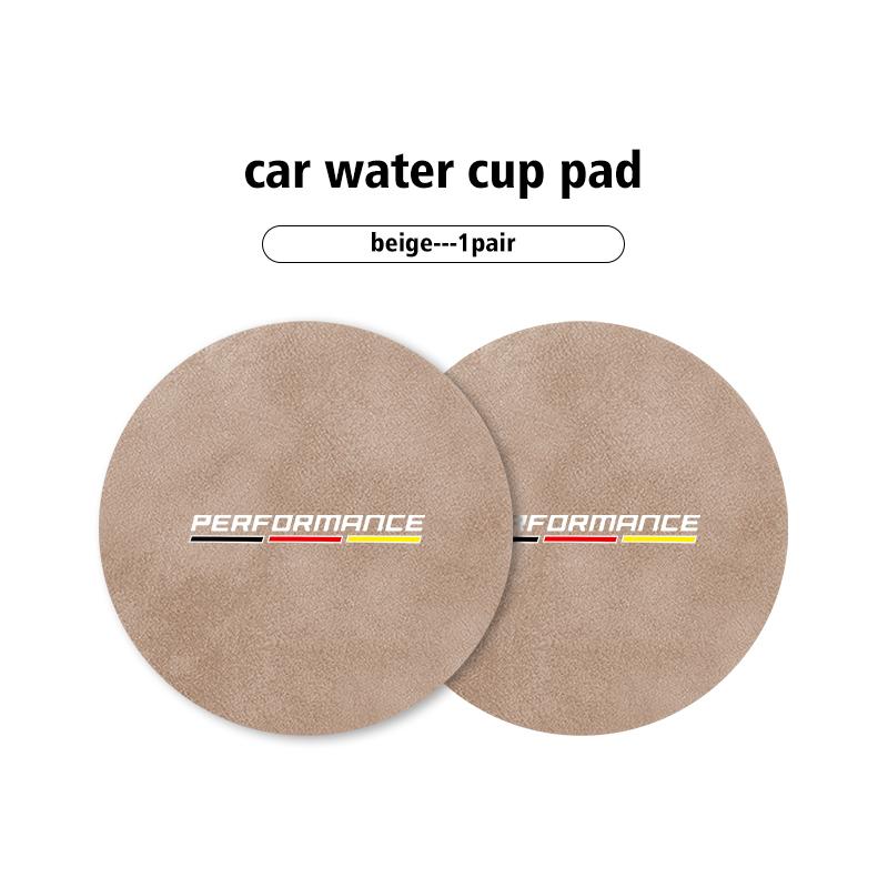 Car Water Cup Mat Coaster Non-Slip Pad Interior Accessories For BMW E91 E92 E60 F10 F30 E39 E36 E87 X1 X3 X5 E70 E46 E90