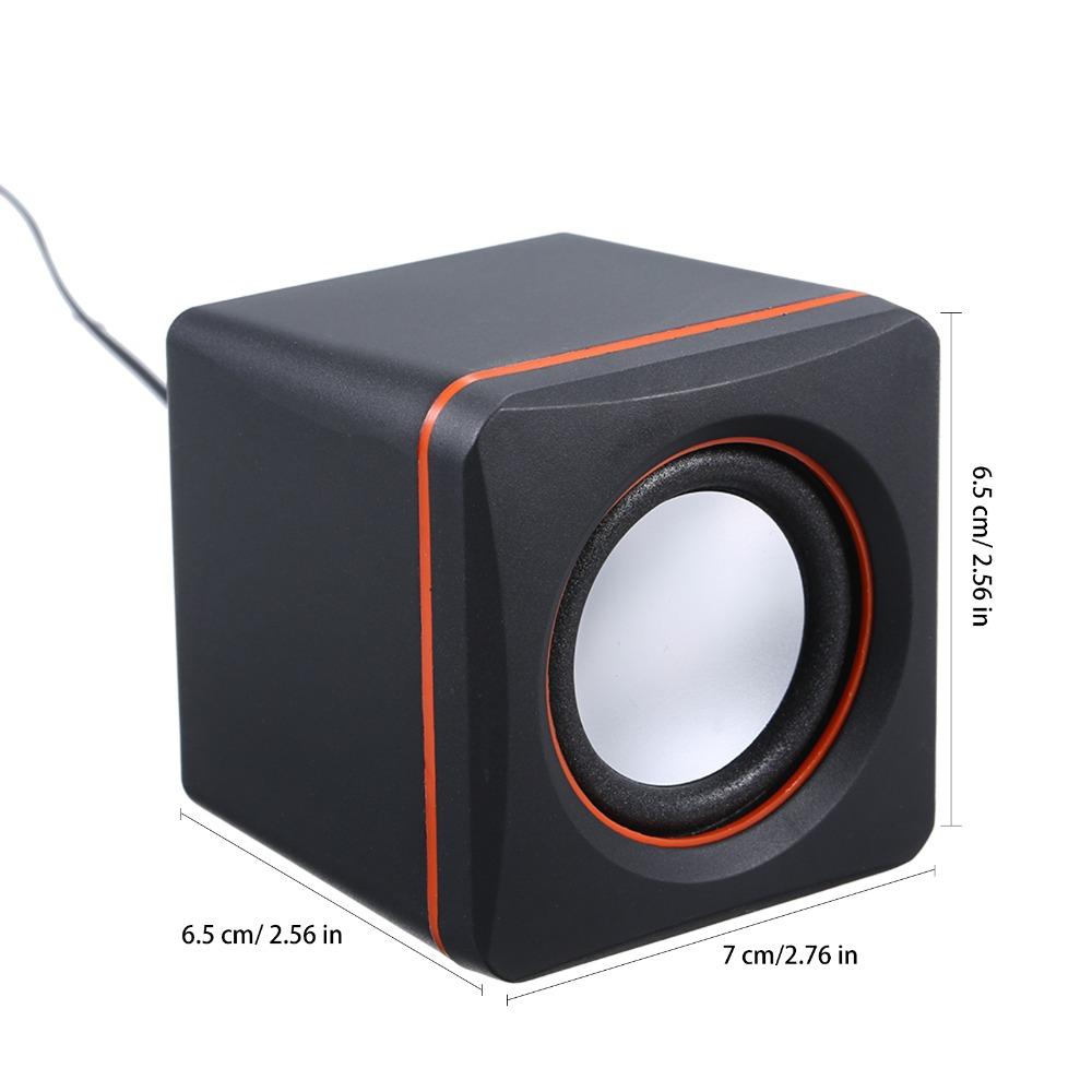 3.5mm Jack Mini Music Speaker Stereo Sound USB Speaker Plug and Play Computer Speaker  Smartphones