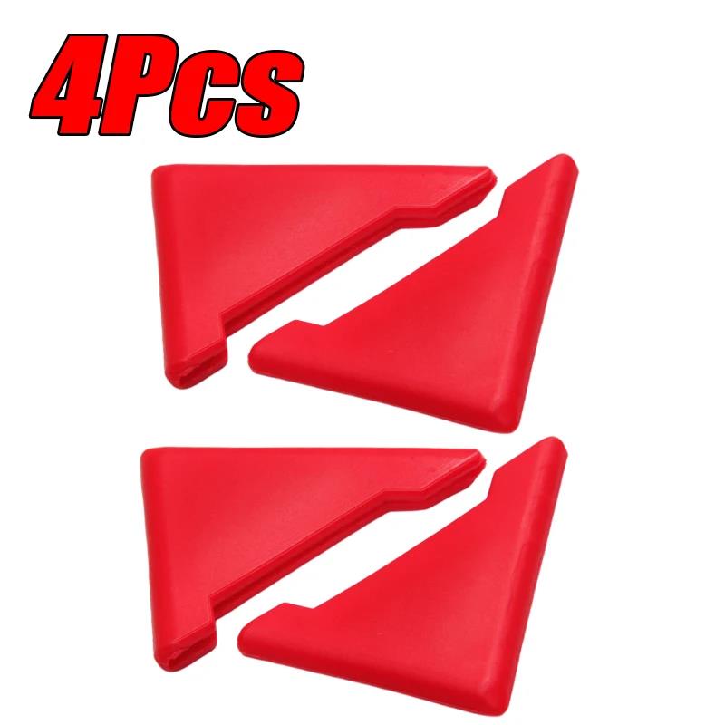 2/4Pcs Car Door Corner Protective Cover Door Scratch Protector Silicone Anti-collision Covers Door Corner Guard Auto Accessories Interior Mirrors 6
