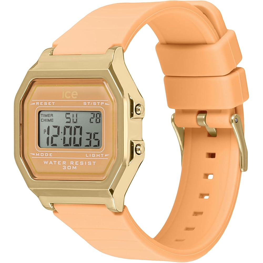 Ice Watch ICE Digit Retro Digital Women's Watch 022057 Peach Skin Small