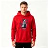 Anime Character Printed Men's Pullover Hoodie Casual Long Sleeve Sweatshirt for Adults