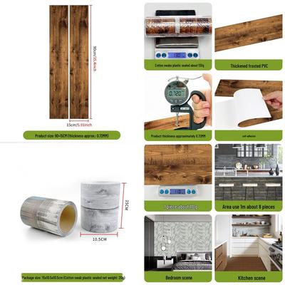 Αυτοκόλλητα Δαπέδου Αδιάβροχα από Ματ PVC με Όψη Ξύλου - Αντιρρυπαντικά για Ανακαινίσεις Κουζίνας & Υπνοδωματίου