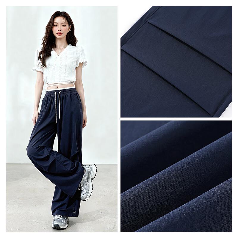MJ Style Women's Wide-Leg Draped Pants