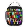 Rhythm Box Lunch Bag, Full-Printed Picnic Bag For Primary And Secondary School Students, Cartoon Animation Wear-Resistant Portable Thermal Insulation