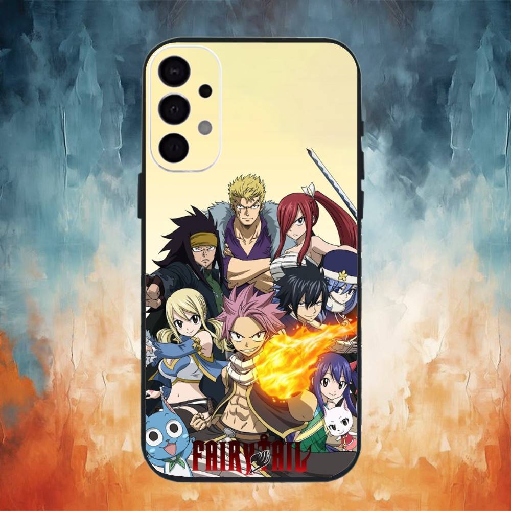 Anime F-Fairy  Comics TailS Phone Case For Samsung S25,S24,S21,S22,S23,S30,Ultra,S20,Plus,Fe,Note,10,9,5G Black Cover