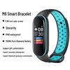 M6 Smart Bracelet: Real-time Heart Rate Monitor, Blood Oxygen Alert, 150mAh Battery, IP68 Waterproof Fitness Tracker.