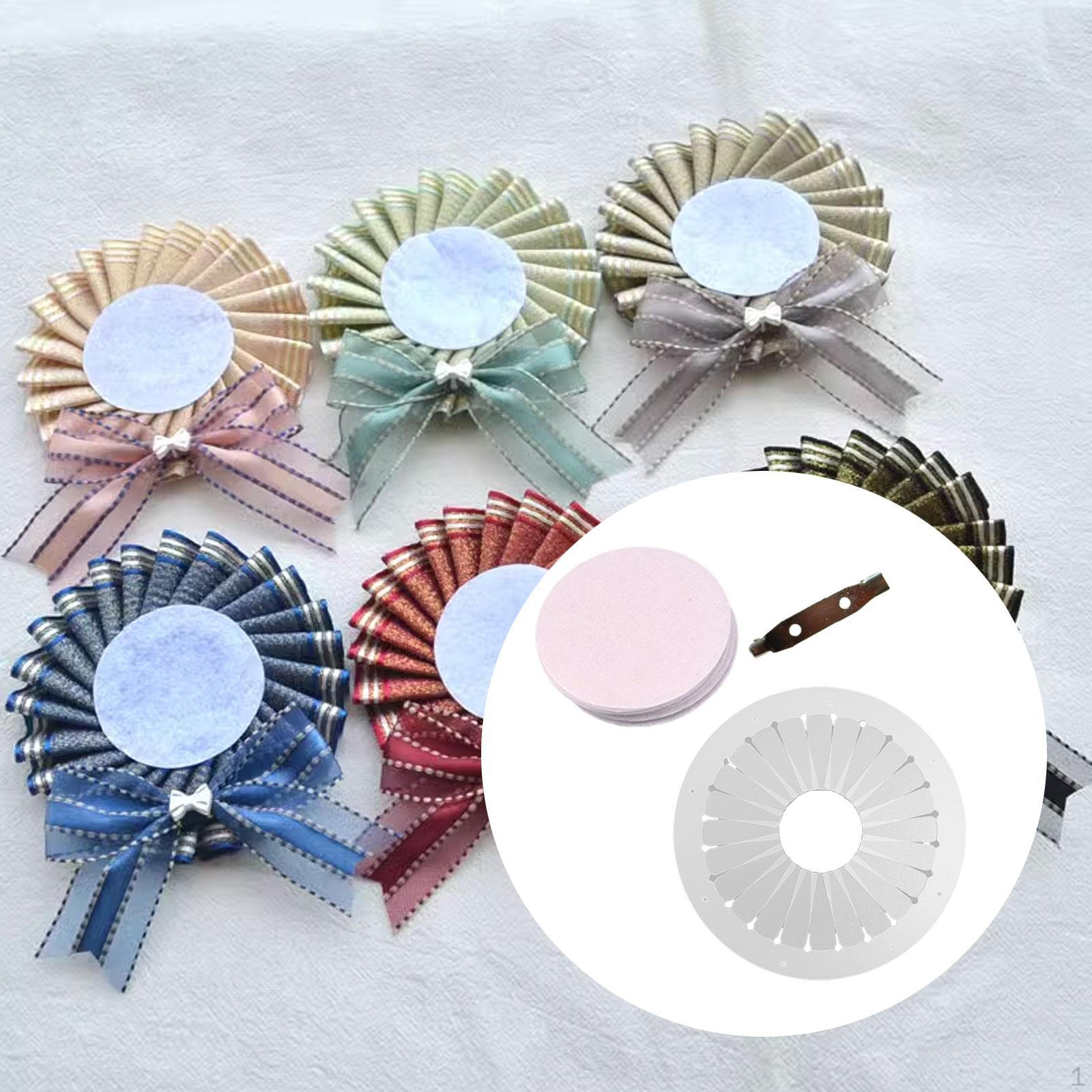 

Набор для самостоятельного изготовления розеток, аксессуар для изготовления брошей из лент, универсальные поделки для взрослых, хобби, искусство Diameter 9cm