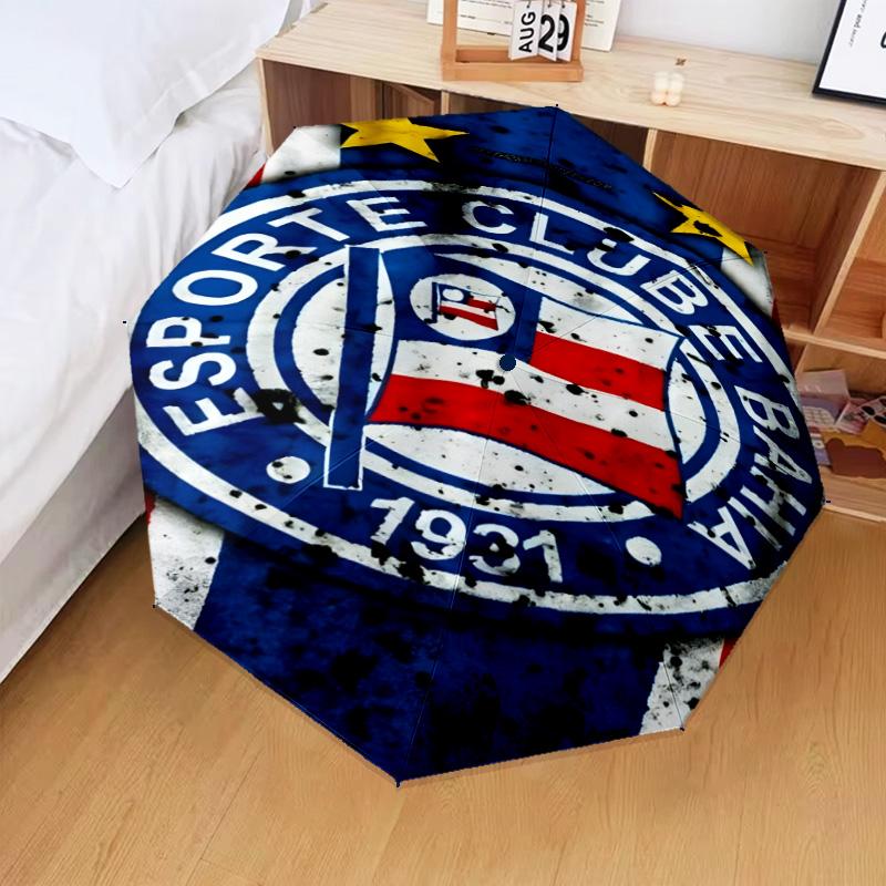 1PC Esporte Clube Printed Umbrella Folding umbrella, automatic umbrella 8-Frame for Travel, camping Fan gifts Christmas Gifts