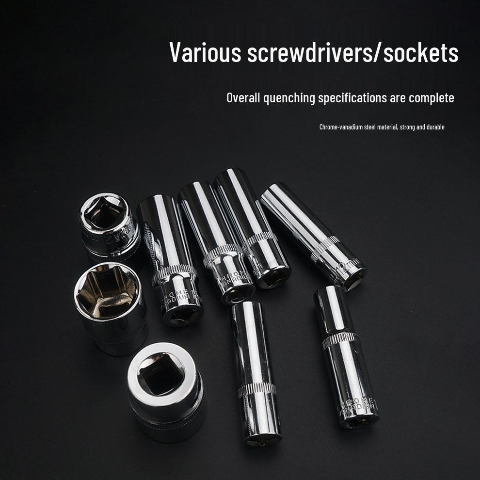 Shangjiang Multi-function Ratchet Wrench and Spark Plug Socket Set for Car Maintenance