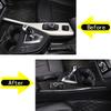 For BMW 1 2 Series F20 F21 F22 F23 116I 118I 2012-2019 ABS Carbon Fiber Multimedia Button Panel Cover Sticker Car Accessories SFGHN1