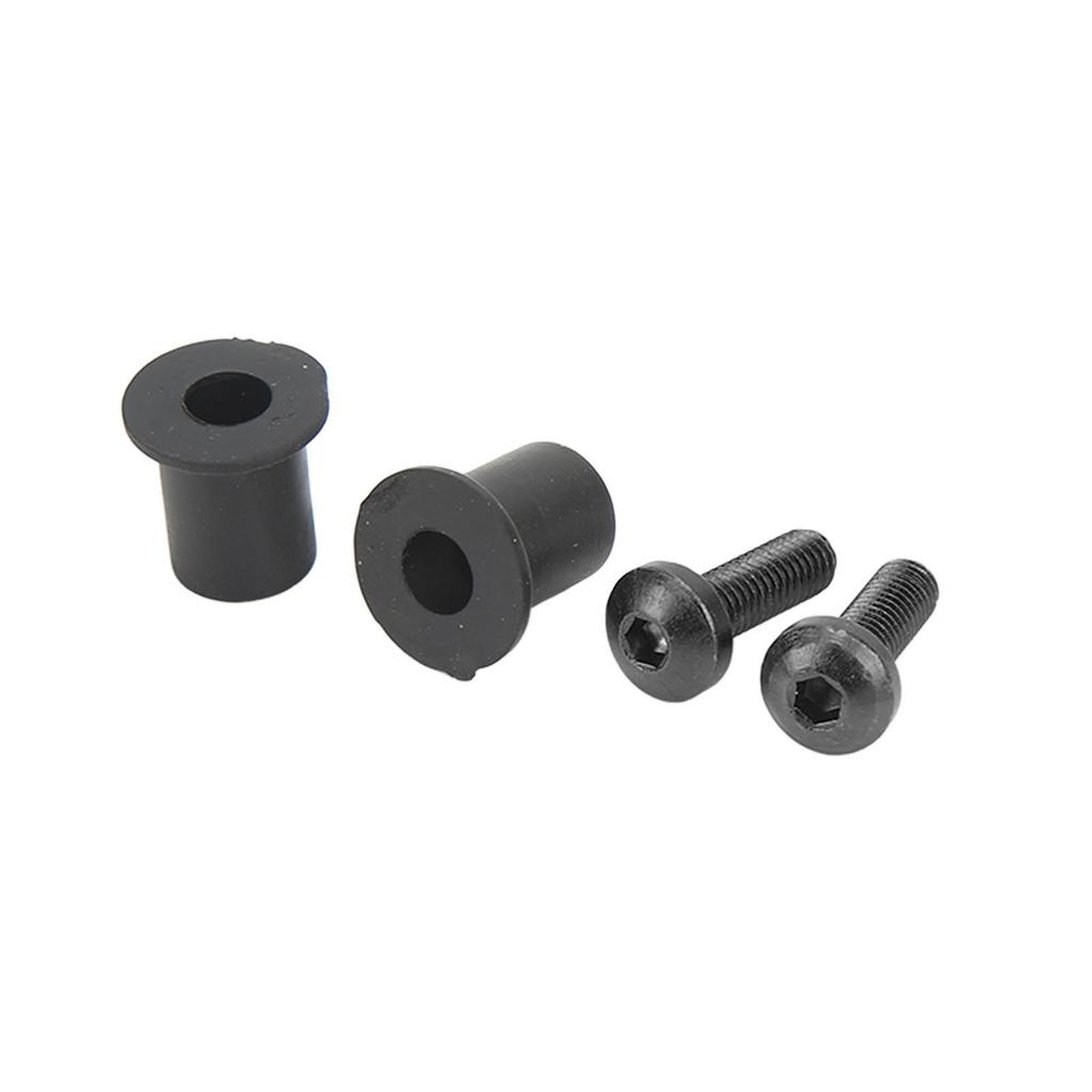 M5 Motorcycle S Nuts Gaskets Set Aluminum Alloy Rubber Replacement for