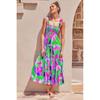 Long Camisole Dress2025 European and American Summer Women New Sleeveless Print Long Sling Dress