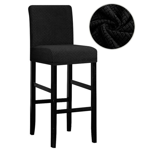 

Short Size Water Resist Bar Seat Protector Chair Protector Seat Cover Slipcover For Hotel Banquet Wedding Party Dining Room Small Size чёрный