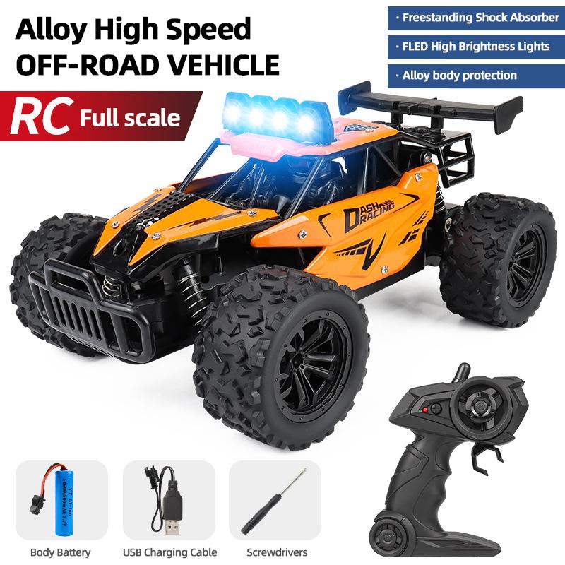 

RC8 2.4GRC Proportional Throttle Alloy Remote Control Car 1:16 Highspeed Big Foot Climbing off Road Vehicle Racing Model Toy