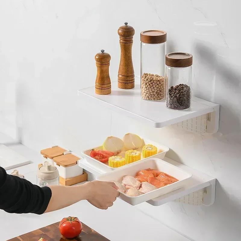 Kitchen Shelves Shelves Wall Mounted Shelves Bookshelves Partition Supports Home Storage