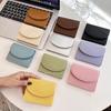 Women'S Change Bag Student, Solid Color Simple Card Bag, Multi-Functional Mouth Red Envelope, Large-Capacity Wallet.