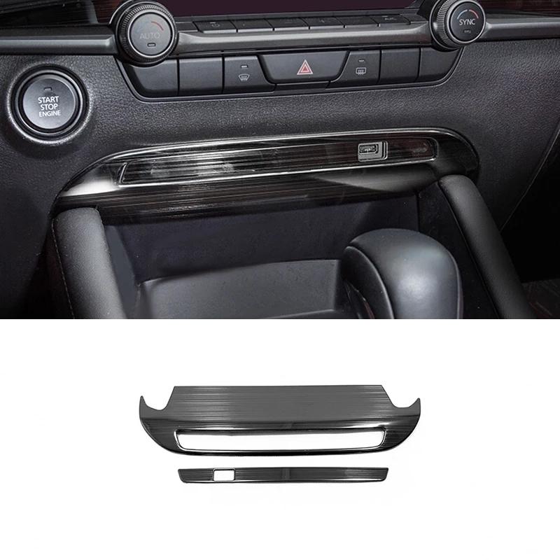 For Mazda 3 Axela - Stainless Steel Interior Accessories Window Lift Center Console Panel Inner Handle Gear Vent Cover