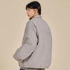 Astral Projection Magic Lettering Logo Stand Collar Padded Jacket_Gray