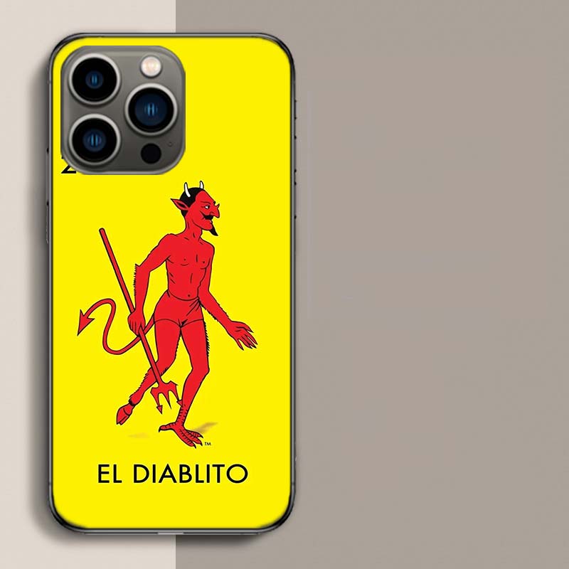Mexican Bingo Loteria Phone Case For Iphone 17 Air 15 Pro 14 Plus 16 Pro Max 17E 16E 12 13 Mini 11 Cover Cute Fundas