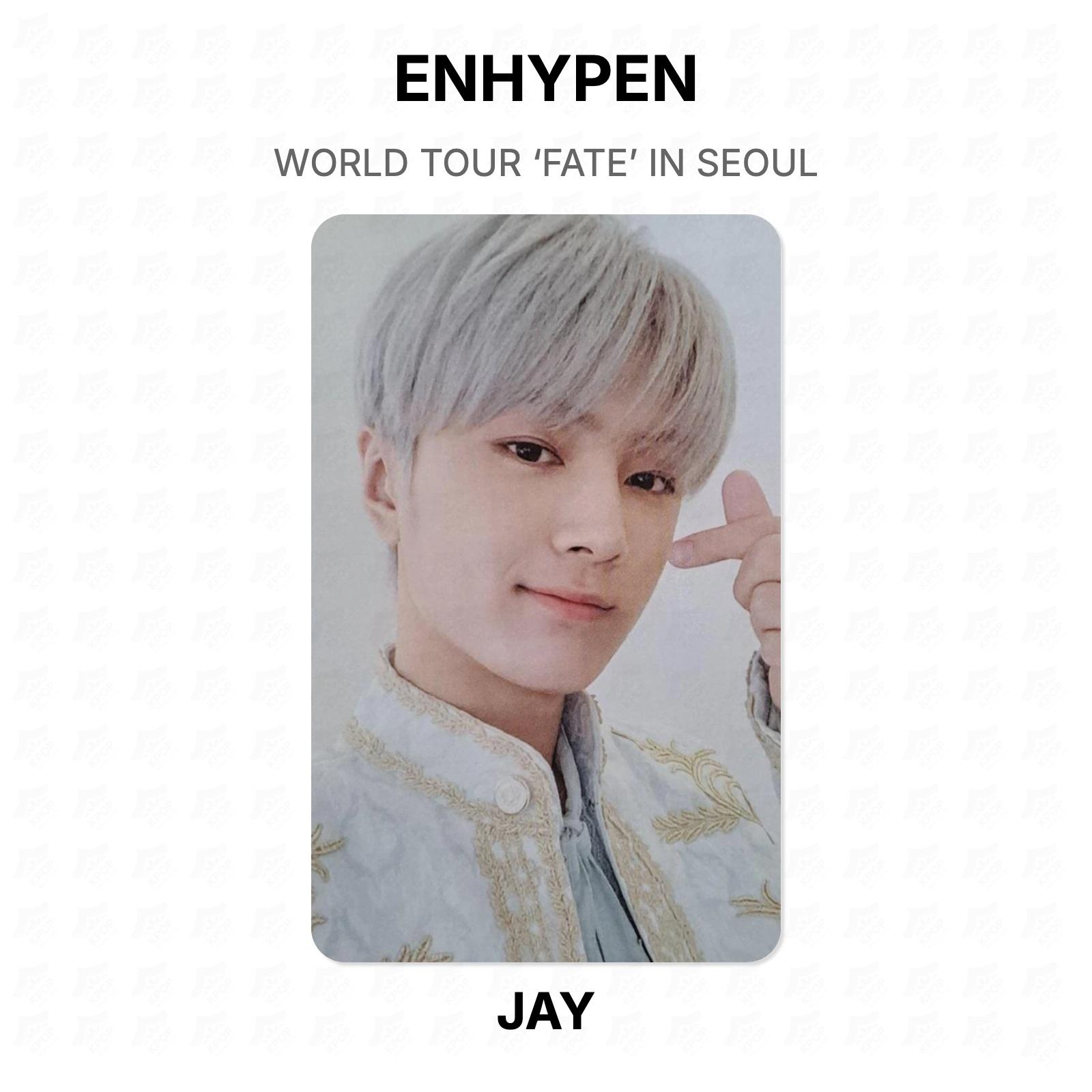 ENHYPEN WORLD TOUR ‘FATE’ IN SEOUL Official Photocard JAY