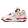 Air Jordan 4 Retro Giorno di San Valentino Sneakers Donna Crema Avorio Pallido Rosso Sierra HV0823-108