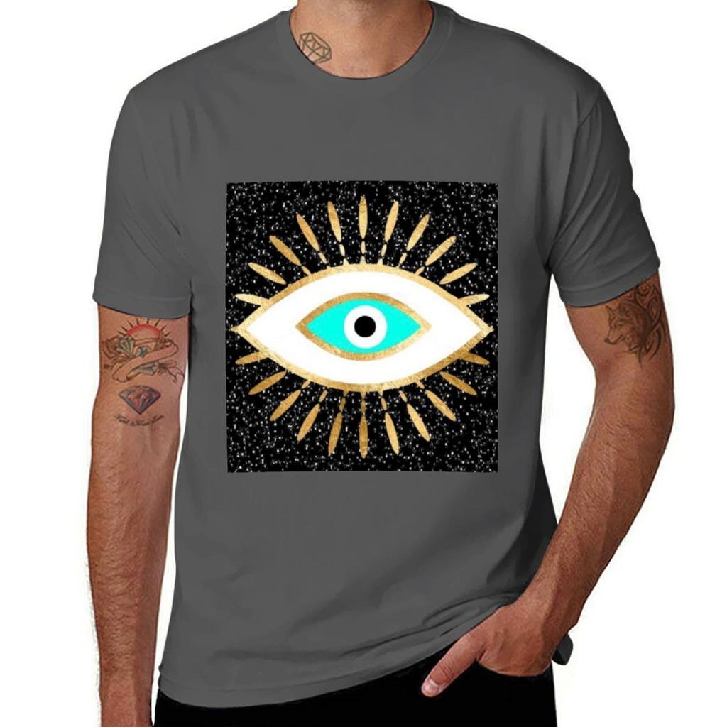 Evil Eye Artwork Tshirt Lightweight Cooling Short Sleeve Tee