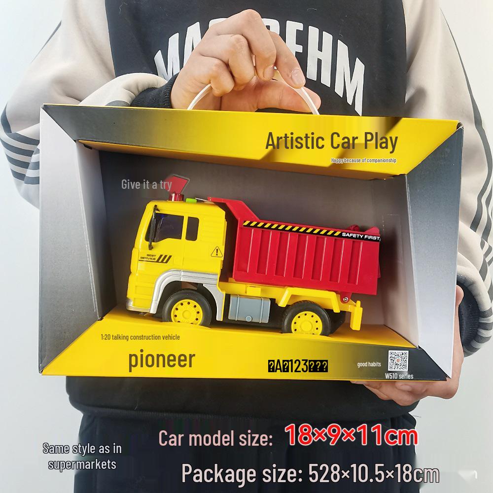 

Литературное Звуковое и Световое Повествование Игрушечный Экскаватор для Раннего Развития