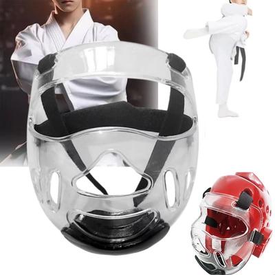 Transparent Mask Taekwondo Face Shield Breathable Taekwondo Helmet  Head Protection