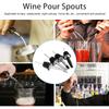 4Pcs 304 Stainless Steel Wine Liquid Pourer Wine Pour Spout Set Bar Supplies