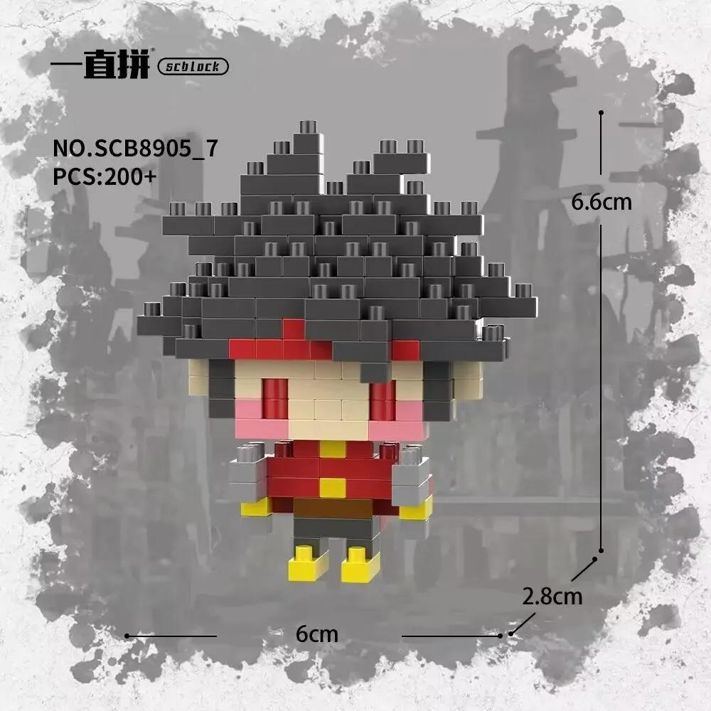 Anime FF Figure Miniature Building Blocks Cloud Strife Figur DIY Splicing Toys Sephiroth Statue Tifa Desk Dolls Aerith
