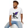 Winged Warrior Angel Gothic Fantasy Dark Unisex Softstyle T-Shirt